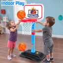Toddler Basketball Hoop for Kids 1-3, Mini Adjustable Basketball Hoops Indoor with Balls Outdoor Pool Basketball Goal Sports Play Toys for 1 2 3 year old Baby Boys Girls First Birthday Gifts Age 1-2-3