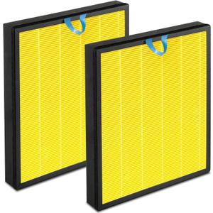 Vital 100S Pet Replacement Filter Compatible with Levoit Smart WiFi Vital 100S Air Puri-fier, 3-in-1 H13 HEPA and High-Efficiency Activated Carbon Filter, Vital 100S-RF, 2 Pack.