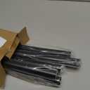 Black Curved Shower Curtain Rod 33-78 Inches Adjustable Splicing Design Shower Rods Curved Round Bowed Rust proof, Premium Stainless Steel Need To Drill Shower Curtain Rod for Bathroom, Bathtub, Stall