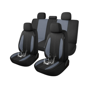 YGL Car Seat Covers for Full Seats,Waterproof Seat Covers for Cars,Durable Neoprene Car Seat Protectors,Interior Covers for Cars,Sedan Van Truck SUV(Black)