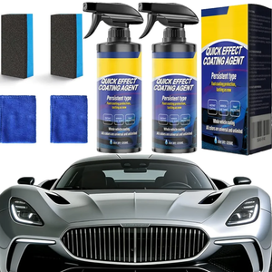2 Pack Quick Effect Coating Agent for Car - 2026 Upgrade Car Coating Spray, Scratch Repair, Oil Film Removal,Helps Refresh Exterior Gloss & Reduce Surface Buildup (Blue) (Blue)