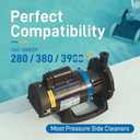 Booster Pump, 3/4 HP Pure Copper Motor with Dual Voltage(115V or 230V), Compatible for Pressure Side Pool Cleaners Vac-Sweep 280-Black