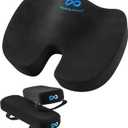 Everlasting Comfort Arm Rest & Seat Cushion - Elevate Your Comfort, Enhance Your Posture, Support, Provides All-Day Comfort - Computer, Laptop, Chair and Gaming Accessories (Black)