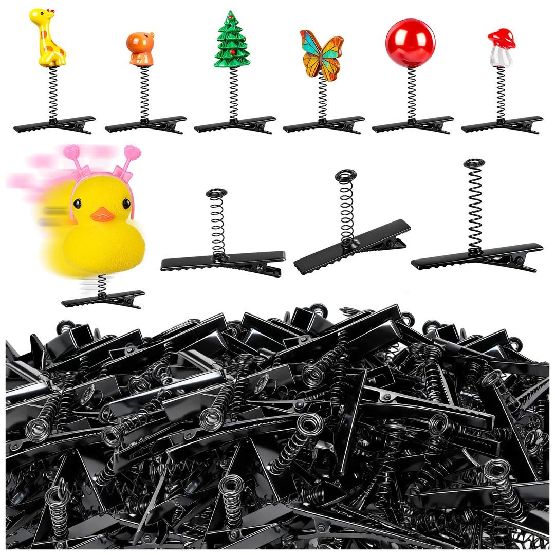 60Pcs Sprouts Rave, Duck Bill Sprout Clips, Festival Hair Hairpin Accessories for Party Supplies