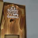 CryCarrot Gamer Gifts for Men Teenage Boys Birthday Easter Basket Stuffers, Headphone Stand Gaming Easter Gifts for Him Men Son Boyfriend Brother, Gamer Lovers Room Decor Stuff Wooden Headset Holder