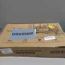 Cat Window Sill Perch with Large Bolster, Easy to Adjust & Assemble Cat Window Seat for Windowsill & Bedside, Pet Hammock Bed for Large Cats and Kittens (White, M)