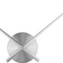Timelike 3D Clock Hands, DIY Large Clock Hands Needles Wall Clocks 3D Home Art Decor Quartz Clock Mechanism Accessories (Silver)