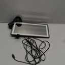 Car Sun Visor Vanity Mirror with Lights, Pink Rechargeable Car Makeup Mirror Accessories, Birthday Gifts for Women Girl, 3 Light Modes, Dimmable Touch Led Screen, Universal for Car Truck