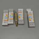 E12 Candelabra Light Bulbs 8W,Equal 100 Watt Dimmable Led Bulbs,4000K Daylight Led Candle Bulb,Chandelier Light Bulbs 4.85In,850lm,4-Pack