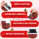 Oududianzi Christmas Poly Mailers 10x13, 100PCS Plastic Shipping Bags, Mailers Poly Bags for Shipping, Self-Seal Mailing Bags, Holiday Polymailers Packaging Bags for Small Business and Clothes (Red Plaid)