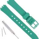Replacement 12mm Waterproof Silicone Rubber Watch Strap Watch Band for Swatch
