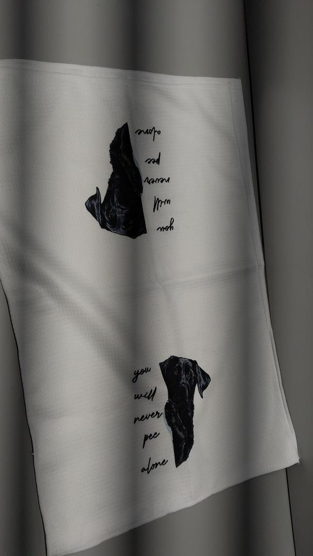 Yorhifa Funny Black Labrador Retriever Gift Bathroom Dish Towels