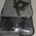 GORILLA GRIP Cat Carrier Travel Bag Up to 15 Lbs, Soft Collapsible Small Dog Carriers, Top and Side Entry Breathable Mesh, Grip Feet on Underside, Cozy Washable Waterproof Pad, Portable Kennel, Gray (17.0"L x 11.0"W x 11.0"H)