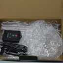 Solar Christmas Pathway Lights Outdoor Decorations, Solar Powered Snowflake Lights, Waterproof Xms Garden Stake Lights Outdoor Christmas Decorations for Patio Yard Porch Lawn, 4 Pack(White)