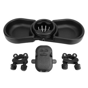 Stroller Snack Drink Organizer Tray Multifunctional Stroller Tray Adjustable Height Stroller Snack Tray for Indoor Outdoor