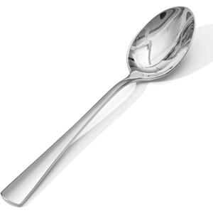 KINGSTONE 4 Piece Dinner Spoon Set, 18/10 Stainless Steel Spoons, Silver Food Grade Table spoons of 4, Metal Spoons for Home, Kitchen, Weddings, Parties or Restaurant, Dishwasher Safe-8.15inches
