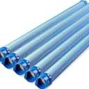 Pool Vacuum Hose, 5 Pack Pool Cleaner Hose Replacement for Inground Pools, 39 Inch Single Length Swimming Pool Vacuum Hose and Drain Hose, Compatible with Zodiac MX6 MX8