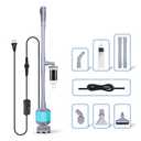 hygger 360GPH Electric Aquarium Gravel Cleaner, 5 in 1 Automatic Fish Tank Cleaning Tool Set Vacuum Water Changer Sand Washer Filter Siphon Adjustable Length 15W