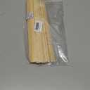 OLYCRAFT 26pc Triangle Wood Sticks - 5 Sizes Unfinished Wooden Strips & Dowels - Natural Wood Triangle Sticks for Model Accessories