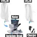 55 High-Power Cordless Pool Vacuum Cleaner for Inground & Above Ground Pools | MAX 75-Min Runtime, XL 24 GPM Suction for Heavy Debris | Includes 2 Extra Large (10L) Filter Bags