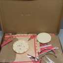 TOYANDONA Childrens Wearable Cardboard Airplane Toys Toddler Airplane Costume Cardboard Making Toy (Pink)