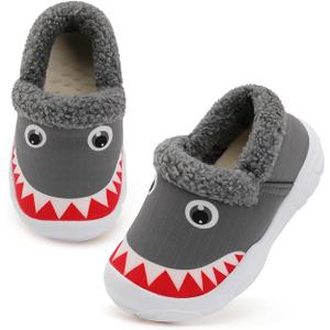 L-RUN Outdoor - Ready Toddler Walking Shoes - Non - Slip, Durable Sole, Adventure Proof Grey 4 Toddler