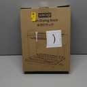 2-Tier Dish Drying Rack - Stainless Steel Dish Rack with Cutlery & Utensil Holders for Kitchen Counter, Sink Organization and Storage for Small Family, 15" W x 11.4" L x 15" H, Black