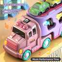 Beby Buty 7 in 1 Car Truck Toys for Toddlers, Truck Toys with Light Sound, Birthday Gifts for 3-5 Year Olds