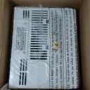 Amazon Basics 5000-BTU Small Window Air Conditioner, Up to 150 Sqf, Window AC Units with Cool and Fan Functions, Washable Filter, Adjustable Window Kit, Intuitive Mechanical Controls, White