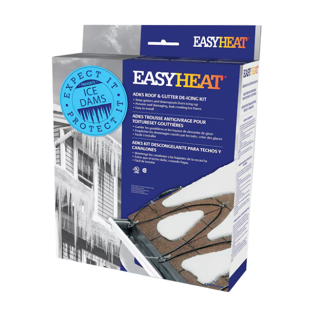 Easy Heat ADKS600 120Foot Roof Snow DeIcing Kit