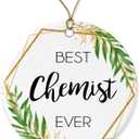 Chemist Christmas Ornament - Christmas Ornament Gift for Chemist - World's Best Chemist - Best Chemist Ever - Chemist Gifts Printed on One Side