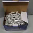 200 Christmas Icicle Lights, Warm White Clear Bulbs with 23FT Long White Wire, Professional Grade String Lights for Indoor & Outdoor,Xmas,Party, Patio, Courtyard, Window, Fence, Trees Decor