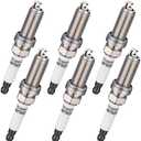 BDFHYK 96372 Platinum Iridium Spark Plugs Compatible with Maserati 2014-2020 Ghibli, 2017-2020 Levante, 2014-2018 Quattroporte 3.0L V6 Replacement for SILKAR8C6DS Set of 6