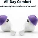 Comply TrueGrip MAX | Premium Memory Foam Replacement Earbud Tips for Apple AirPods Pro Gen 3 | Long Lasting Comfort, MAX Durability, Secure Fit, Superior Noise Isolation| Purple (S/M/L) (3 Pairs)