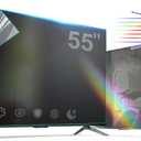 55 TV Screen Protector Anti Glare Film for 55 Inch, Blue Light and Glare Film for 55 TV Outdoor Glare Shield,Screen Reflection Reducer