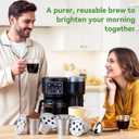 CAPMESSO Reusable K Cups for Keurig: 2026 Updated All Stainless Steel Coffee Pods with 5 Holes for Keurig K Supreme, K Slim, K Duo Gen 2 Multistream Coffee Maker with Scoop, Zero Plastic (4 Pack)