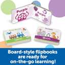 Learning Resources Skill Builders! Toddler Flipbook Library - 3 Pieces, Ages 2+, Educational Toys, Toddler Alphabet Activity Books, Homeschool Supplies