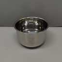 2L Stainless Steel Rice Cooker Inner Pot Replacement, Kitchen Liner for 6 Cup Cooked Capacity, Perfect for Home and Dorm Use, 7.07X7.07X4.13in