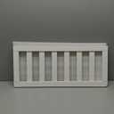 Toddler Safe Guardrail Compatible with Delta Children Convertible Crib, Crib Rail for Prevent Toddler from Rolling Off The Bed, White