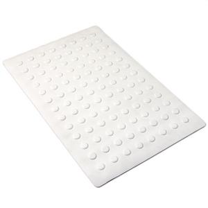 Style Selections Style Selections Rubber Bath Mat White