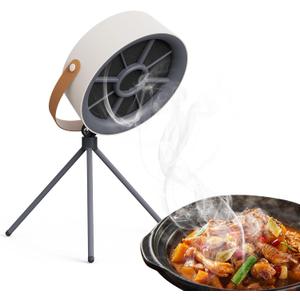 Portable Range Hood,Desktop Range Hood,3-Speed Exhaust Fan, Adjustable,portable range hood for kitchenfor Caravanning, Hotpot, and Barbecue, with Low-Noise Operation