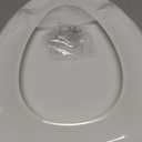 KOHLER K-26801-0 Impro ReadyLatch Quiet Close Elongated Toilet Seat, White Toilet Seat, Grip-Tight Bumpers, New Home Essentials, Slam Prevention