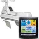 AcuRite Iris (5-in-1) Indoor/Outdoor Wireless Weather Station for Indoor and Outdoor Temperature and Humidity, Wind Speed and Direction, and Rainfall with Digital Display (01512M) (Color Screen)