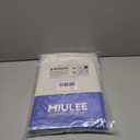 MIULEE Ivory Privacy Sheer Curtains That Let Light in 90 Inches Long Non-See-Through Semi Sheer Curtain Light Filtering Window Curtains Drapes for Living Room Bedroom 2 Panels Set