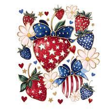 Lacama Cute Bow Spiral Notebook, Independence Day Patriotic Journal Gifts for Women, 4th of July Gifts for Women, She Love Jesus and America Too Cherry Spiral Notebook for School Office Supplies