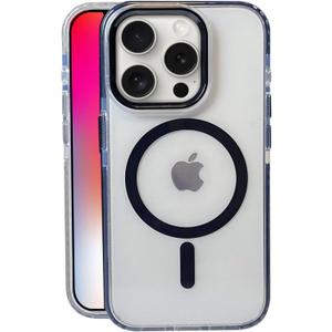 for iPhone 14 Pro Max Case,MagSafe Compatible,Matte Soft Slim Shockproof Cover,Anti-Fingerprint,Anti-Yellowing,Anti-Scratch Back,Magnetic Phone Case for Women,Girl,Cute,Girly,Clear