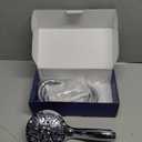 6-Mode High Pressure Handheld Shower Head with Power Wash, HOPOPRO High Flow Hand Held Showerhead Set with Built-in Power Spray to Clean Tub Tile Pets Bathroom Flooring (Chrome Premium)