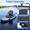 Aluminum Frame Kayak Seat with Backrest, Aluminum Alloy Folding Kayak Seat, Adjustable Backrest Support, Suitable for Fishing, Kayaking, Inflatable Kayaking, Paddle Boarding