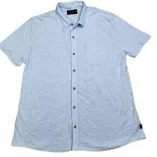 NWT / Lucky Brand Mens Short Sleeve Button-up Shirt 
(38, Blue) NWT / Lucky Brand Mens Short Sleeve Button-up Shirt 
(38, Blue)