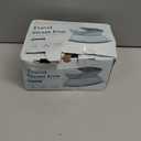 Travel Iron Mini with Steam for Clothes with Dual Voltage, Portable Mini Ironing Machine with Non-Stick Soleplate, Small Iron for Sewing, Quilting and Handcraft